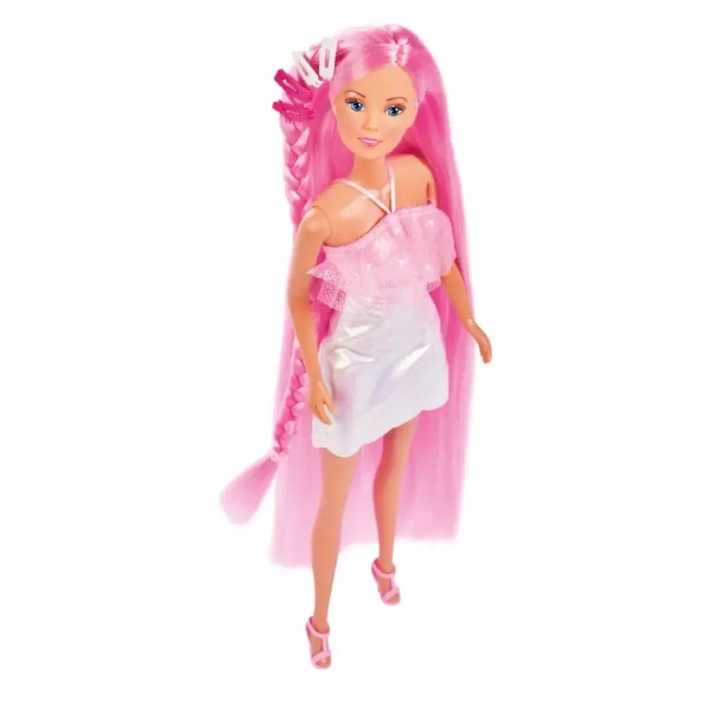 Steffi Love Hair Glam XL Pink Hair Doll Brush & Hair Clippers